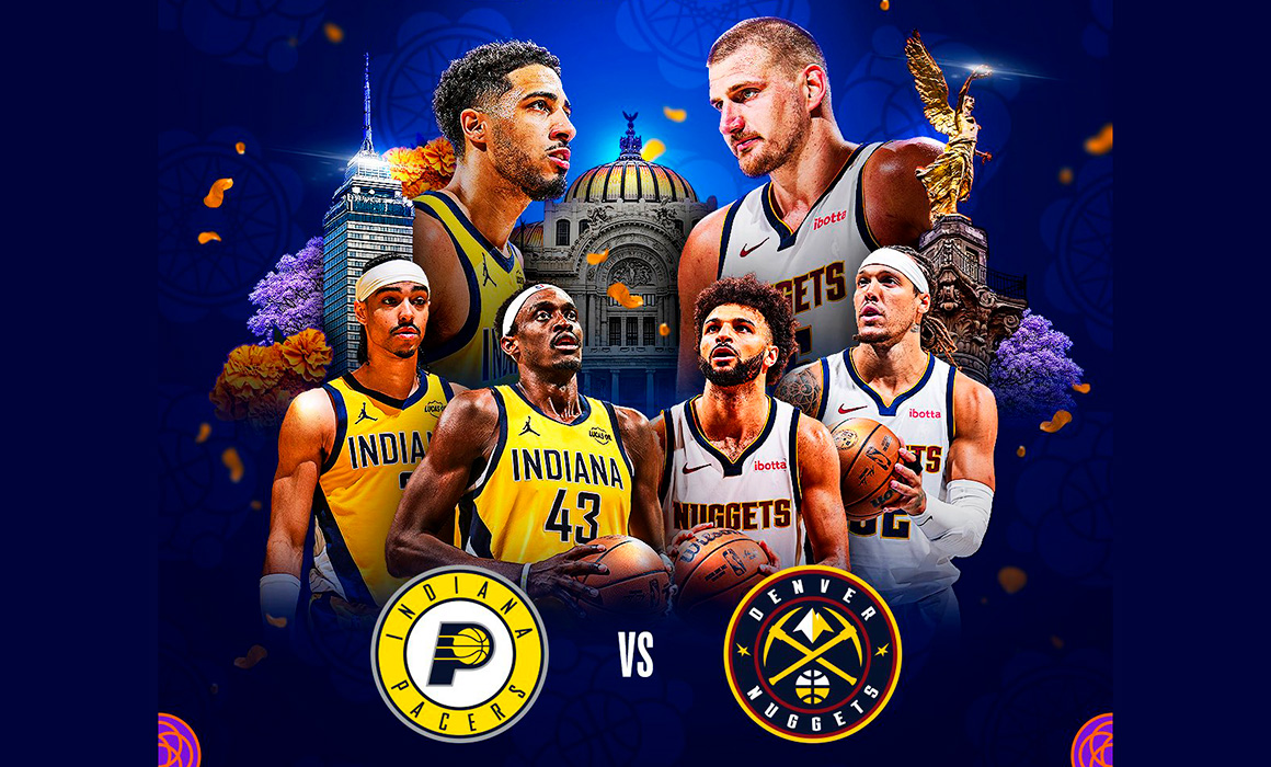 ¡Bombazo en la CDMX! Haliburton y Jokić se verán las caras en el duelo 35 de la NBA en México 🚨