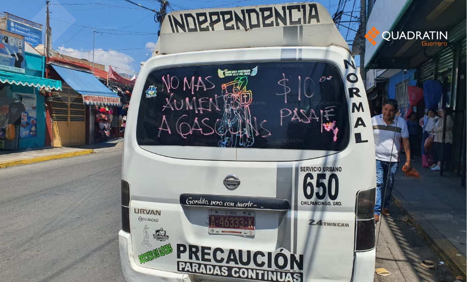 ¡ALERTA! Van por choferes abusivos en Chilpancingo: Habrá multas por subir el pasaje 🚨