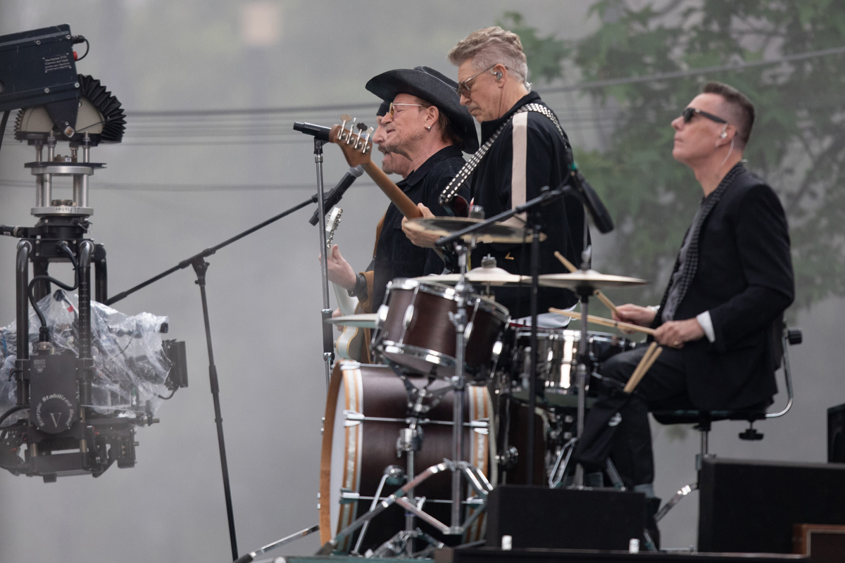 U2 graba video musical en el Centro Histórico de la CDMX