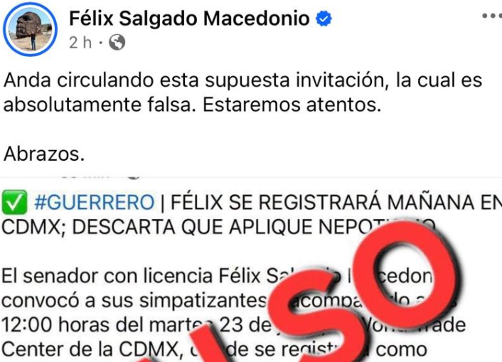 🚨 ¡ESCÁNDALO! Félix Salgado Desmiente Falsa Invitación de Morena