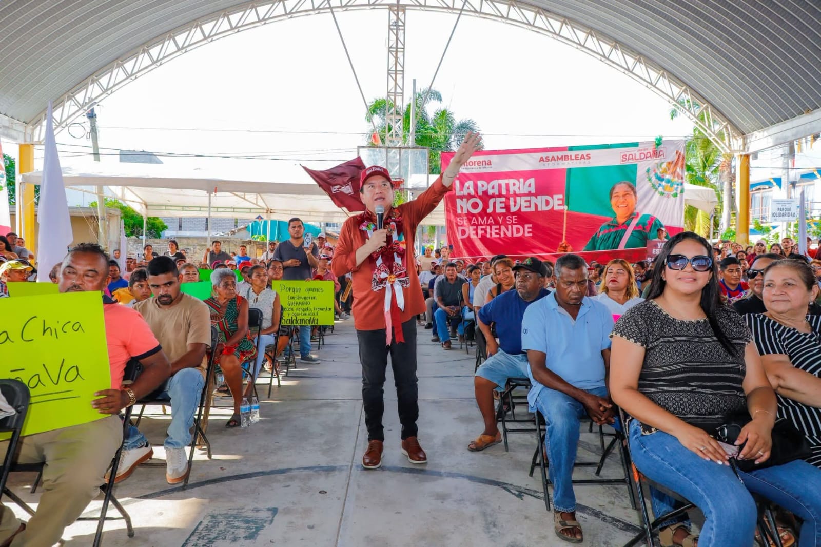 ¡IMPACTO EN CRUZ GRANDE! 🚨 Saldaña Desata Apoyo Masivo por la 4T