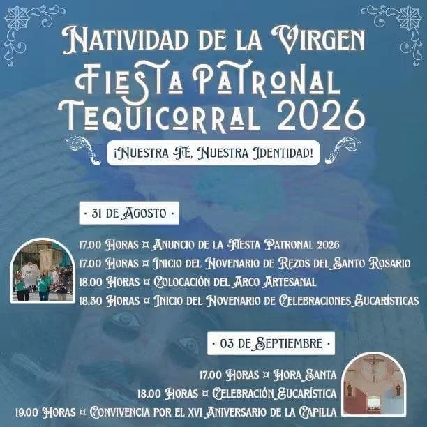 ¡ALERTA! Tequicorral Revela Fechas Clave de sus Fiestas Patronales